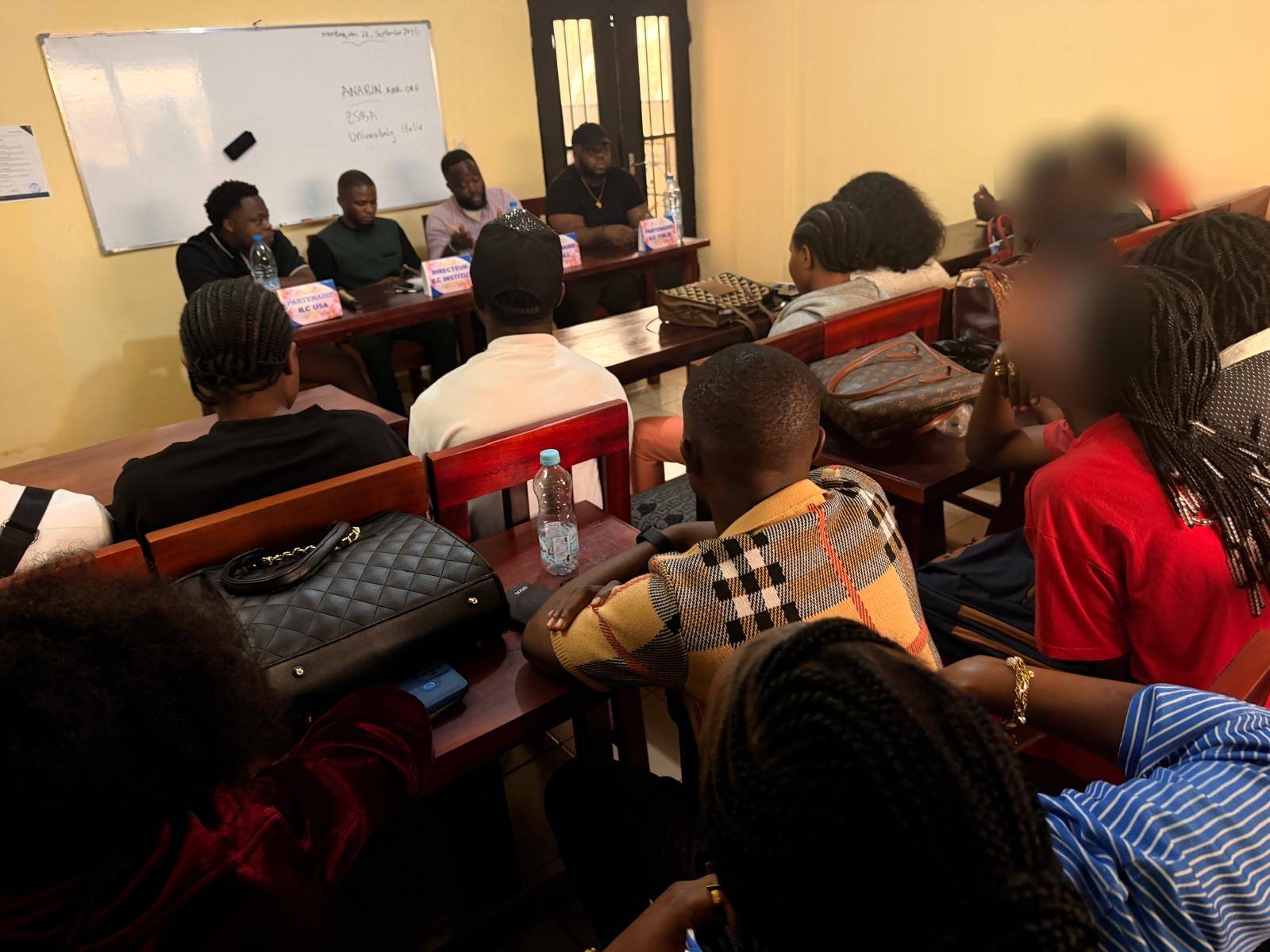 Apprenants d'ILC Institut pendant la conférence